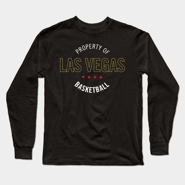 Las Vegas Women's Basketball Long Sleeve T-Shirt by kwasi81
